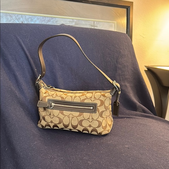 Coach Brown Signature Shoulder Bag - Picture 2 of 2